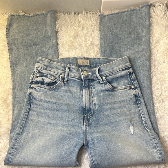 Mother The Insider Crop Step Chew jeans size 25 - Picture 5 of 10